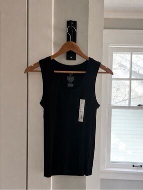 NWT Nine West Soft Spun Ribbed Tank size small
